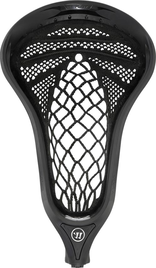 New Harrow Crossbow X Lacrosse Head Stick Custom Strung Lax - Factory Black